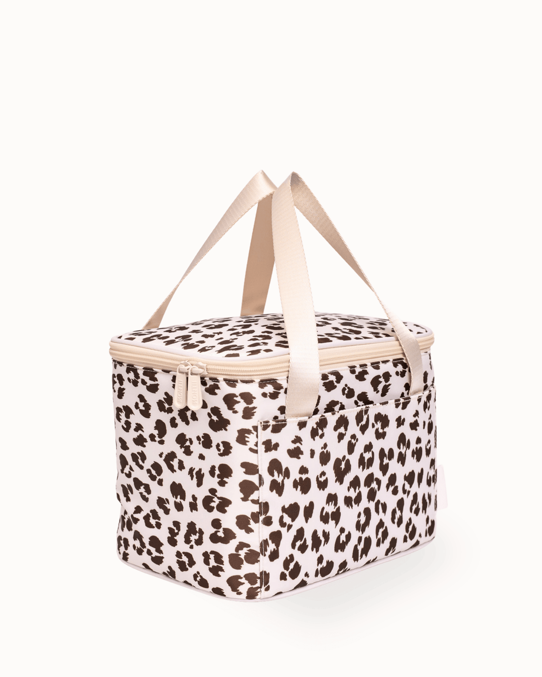MontiiCo Insulated Cooler Bag - Cream Leopard