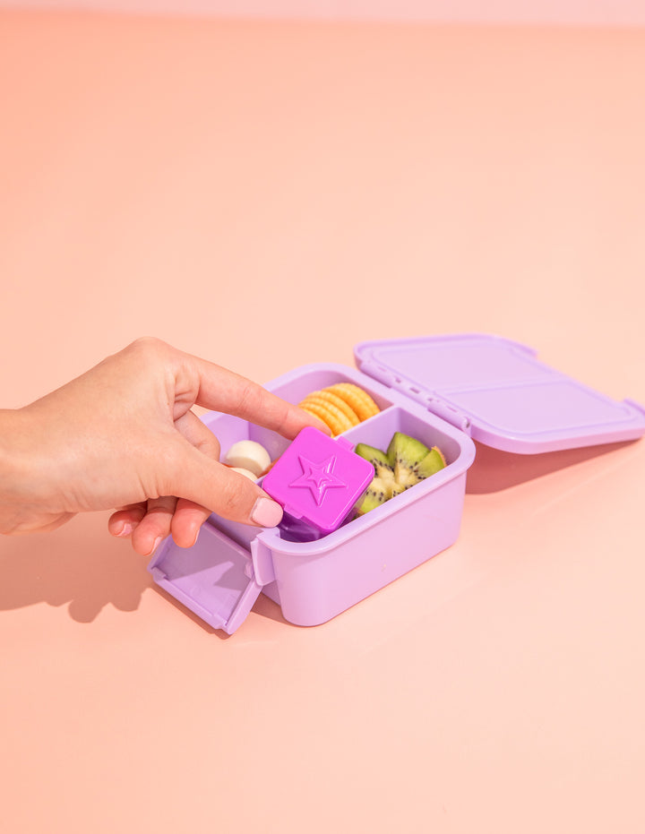 MontiiCo Bento Dip & Sauce Box - Fuchsia