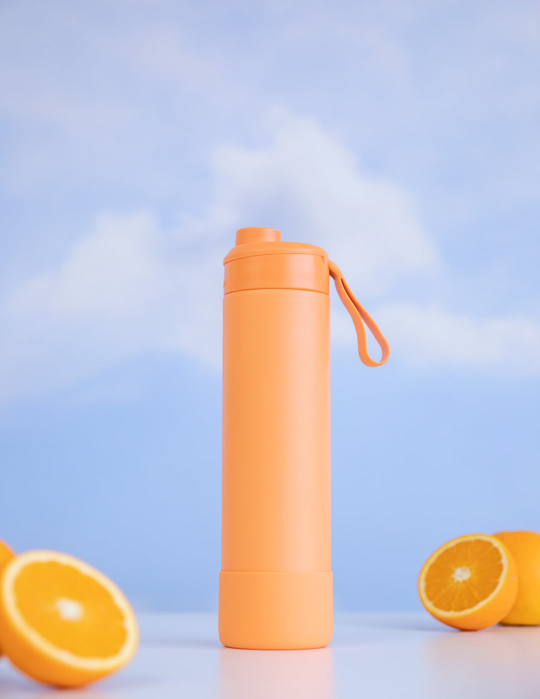 MontiiCo 700ml Drink Bottle Screw Top - Tangerine