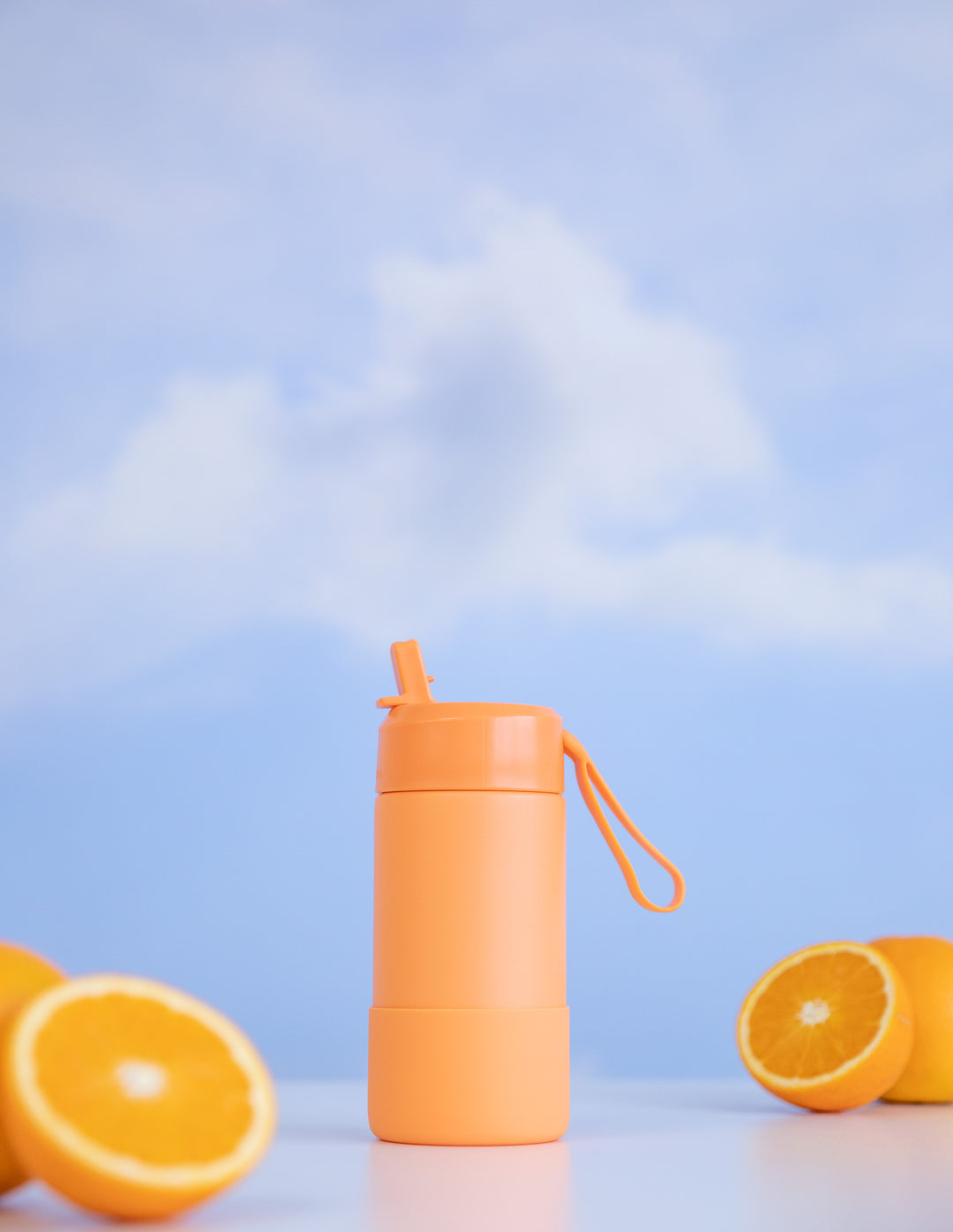 MontiiCo 350ml Drink Bottle Sipper - Tangerine