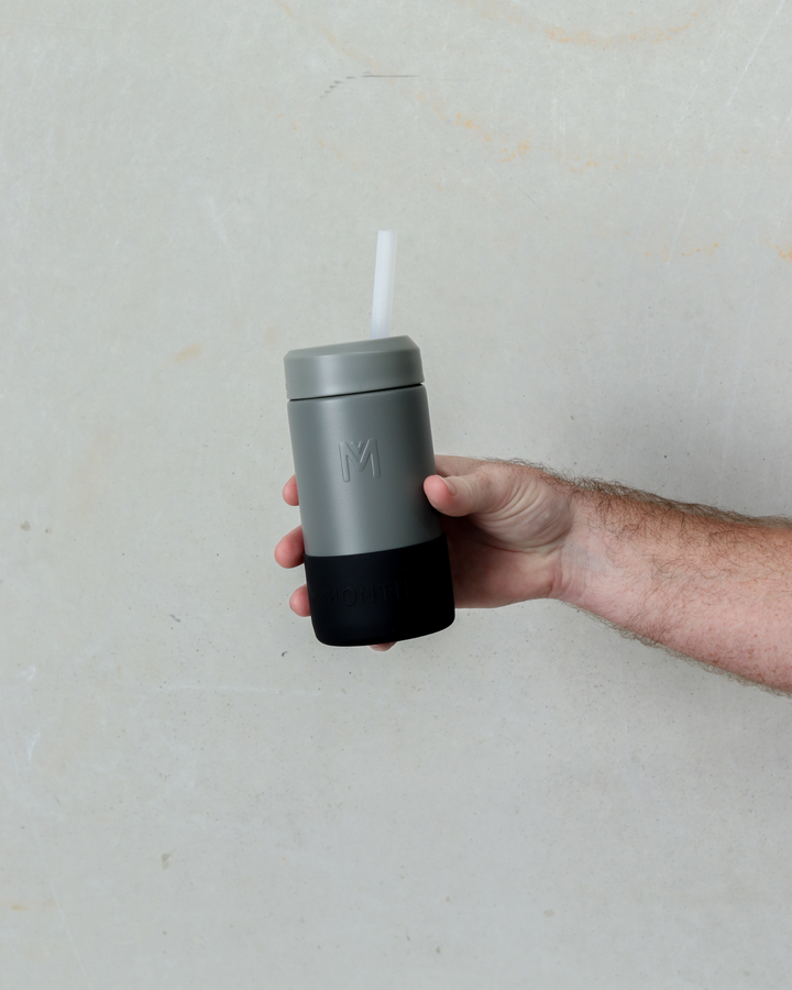 MontiiCo 350ml Smoothie Cup & Straw - Fern