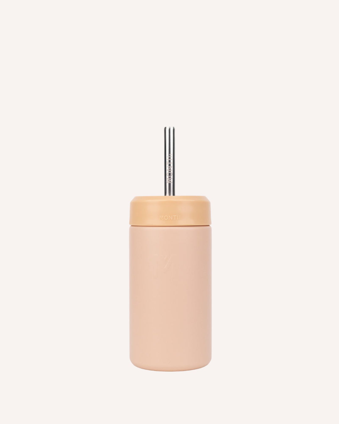 MontiiCo 350ml Smoothie Cup & Straw - Dune