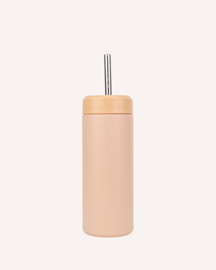 PRE-ORDER 475ml Smoothie Cup & Straw - Dune