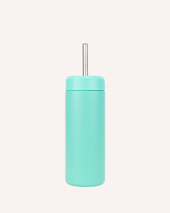 MontiiCo 475ml Smoothie Cup & Straw - Lagoon