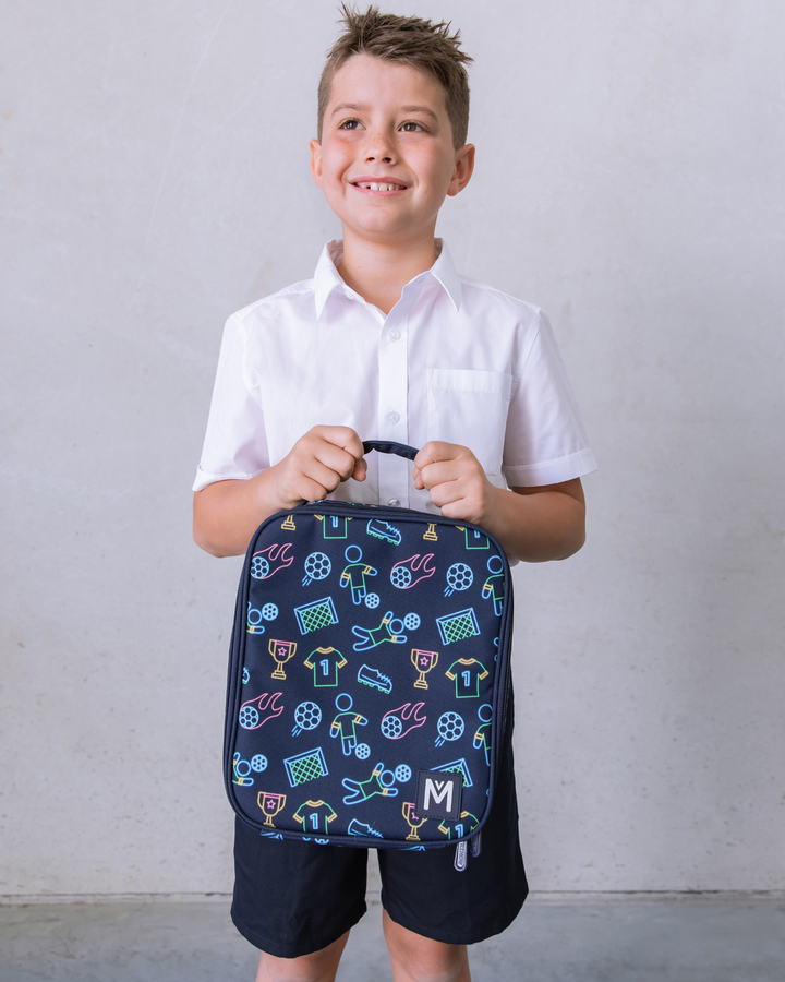 MontiiCo Large Insulated Lunch Bag - Goal Keeper