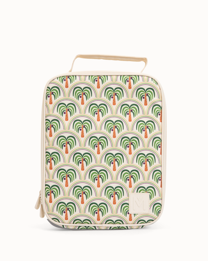 MontiiCo Large Insulated Lunch Bag - Coconut Palms