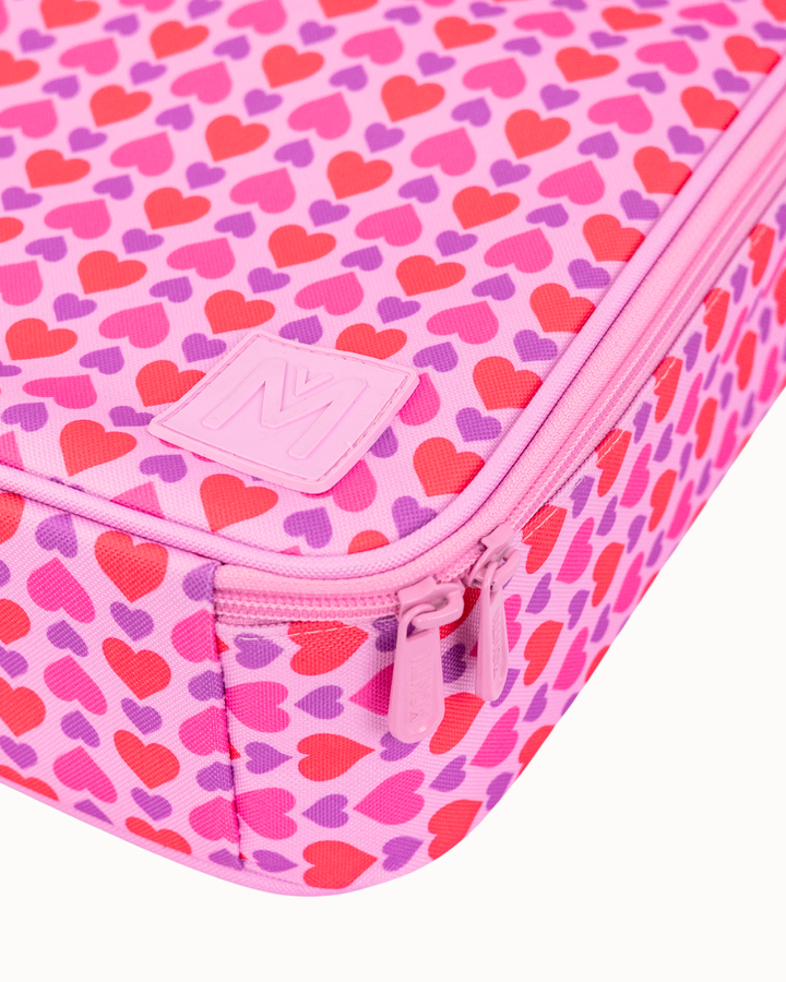 MontiiCo Large Insulated Lunch Bag - Queen of Hearts