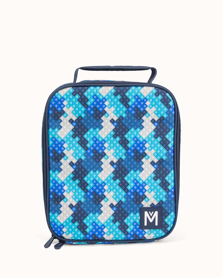 MontiiCo Large Insulated Lunch Bag - Block Land