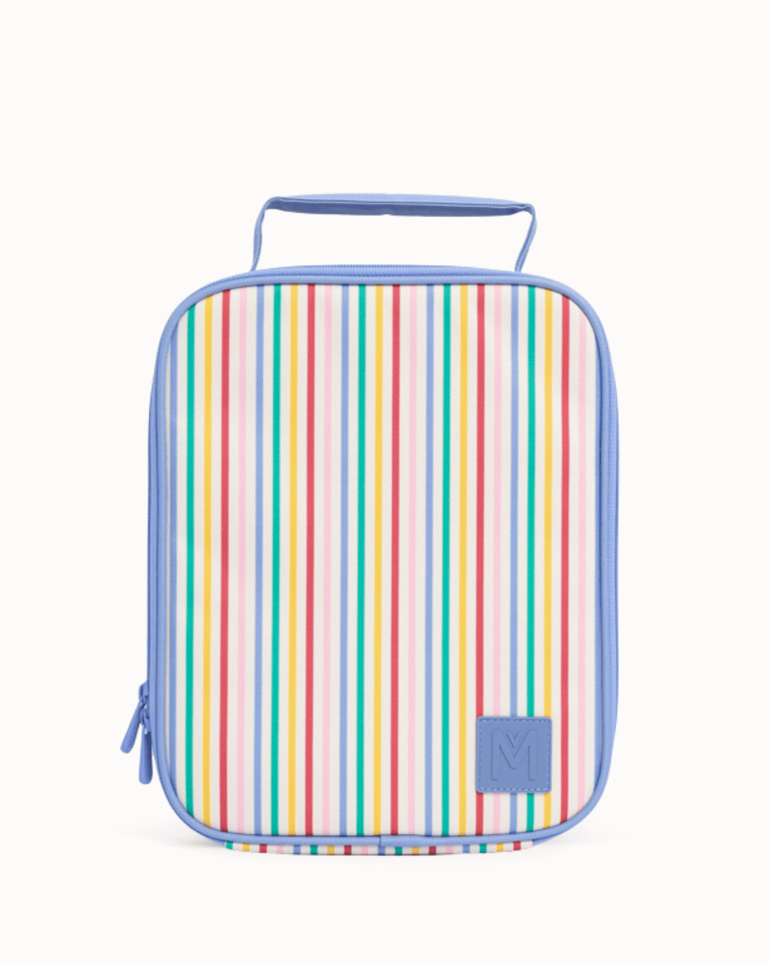 MontiiCo Large Insulated Lunch Bag - Fruity Stripe