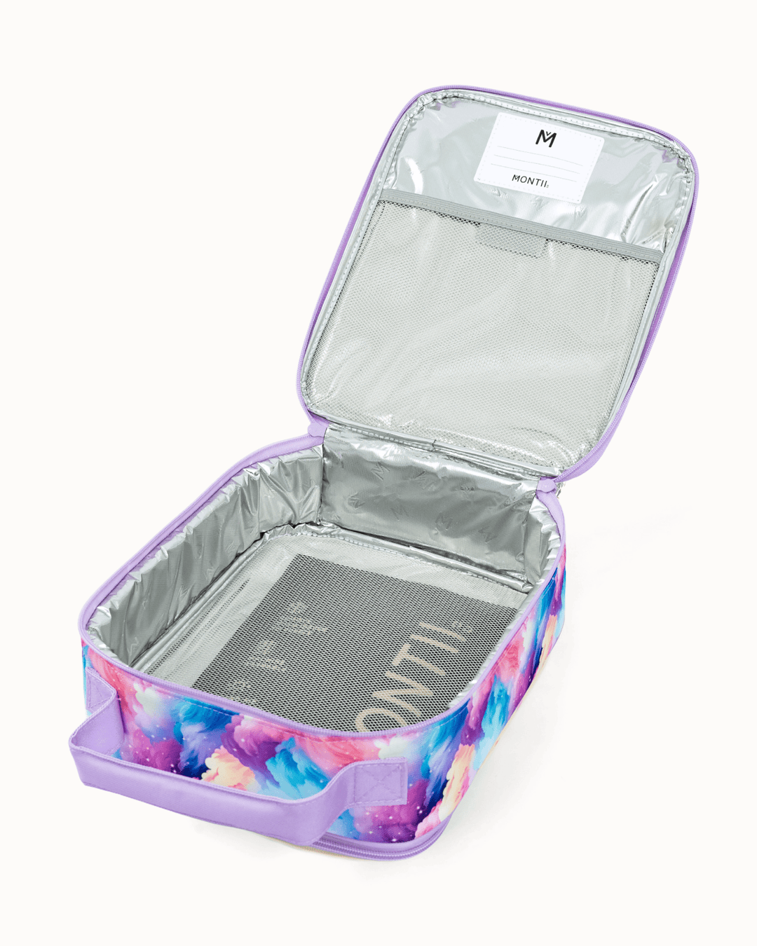 MontiiCo Large Insulated Lunch Bag - Candy Clouds