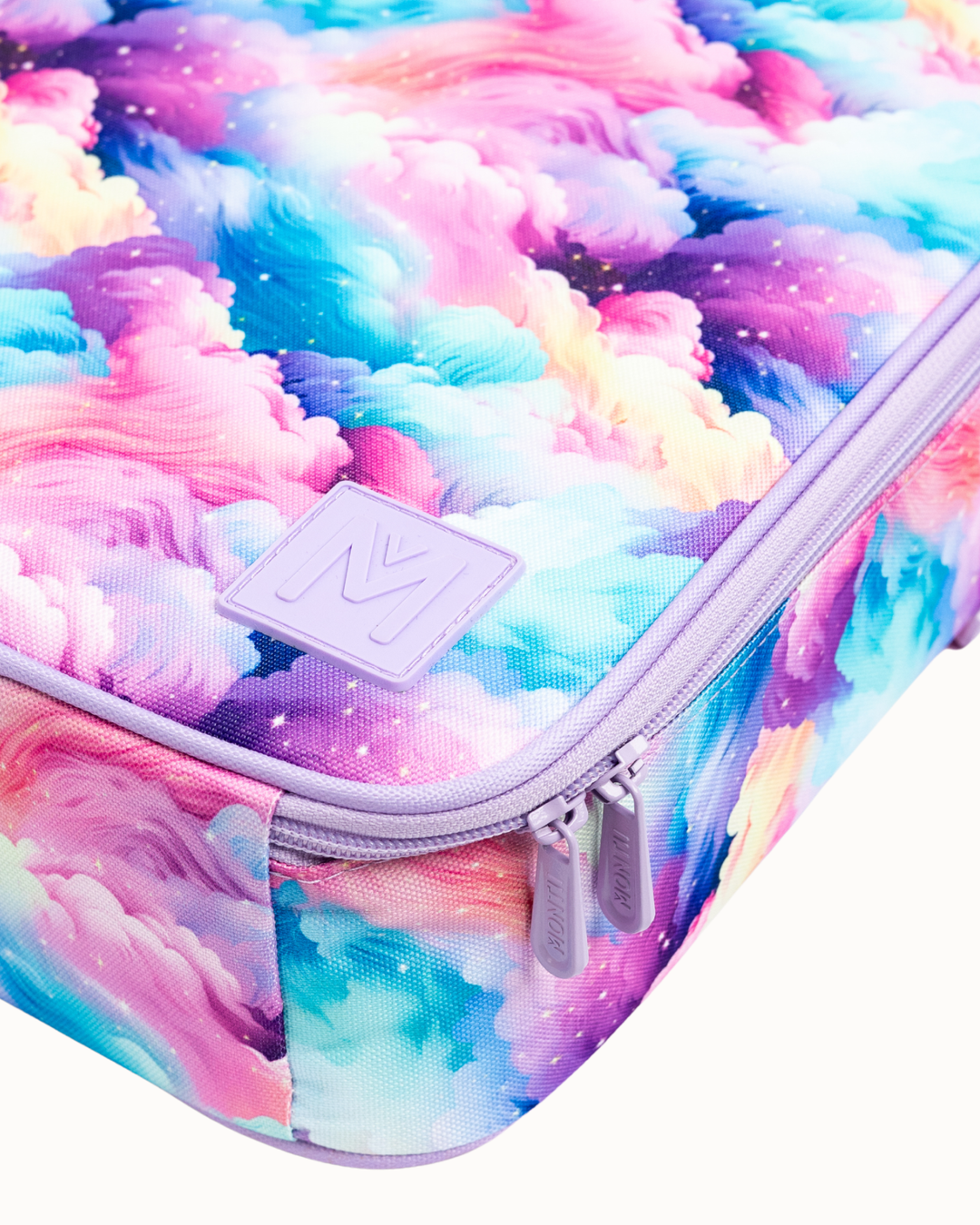 MontiiCo Large Insulated Lunch Bag - Candy Clouds