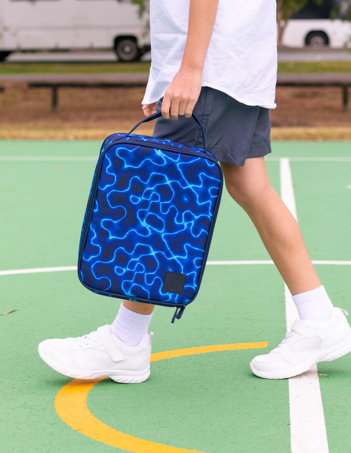 MontiiCo Large Insulated Lunch Bag - High Voltage