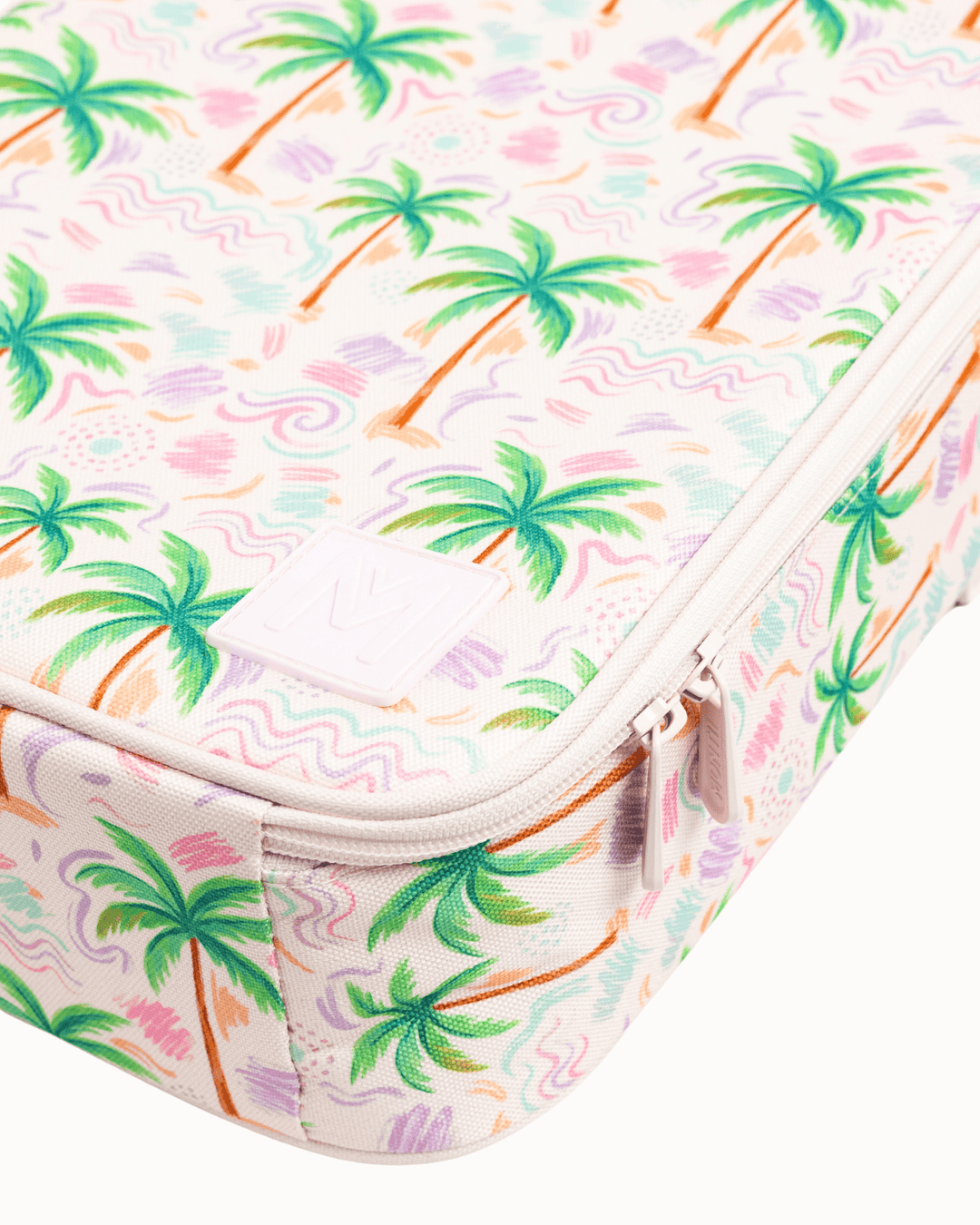 MontiiCo Large Insulated Lunch Bag - Pastel Palms