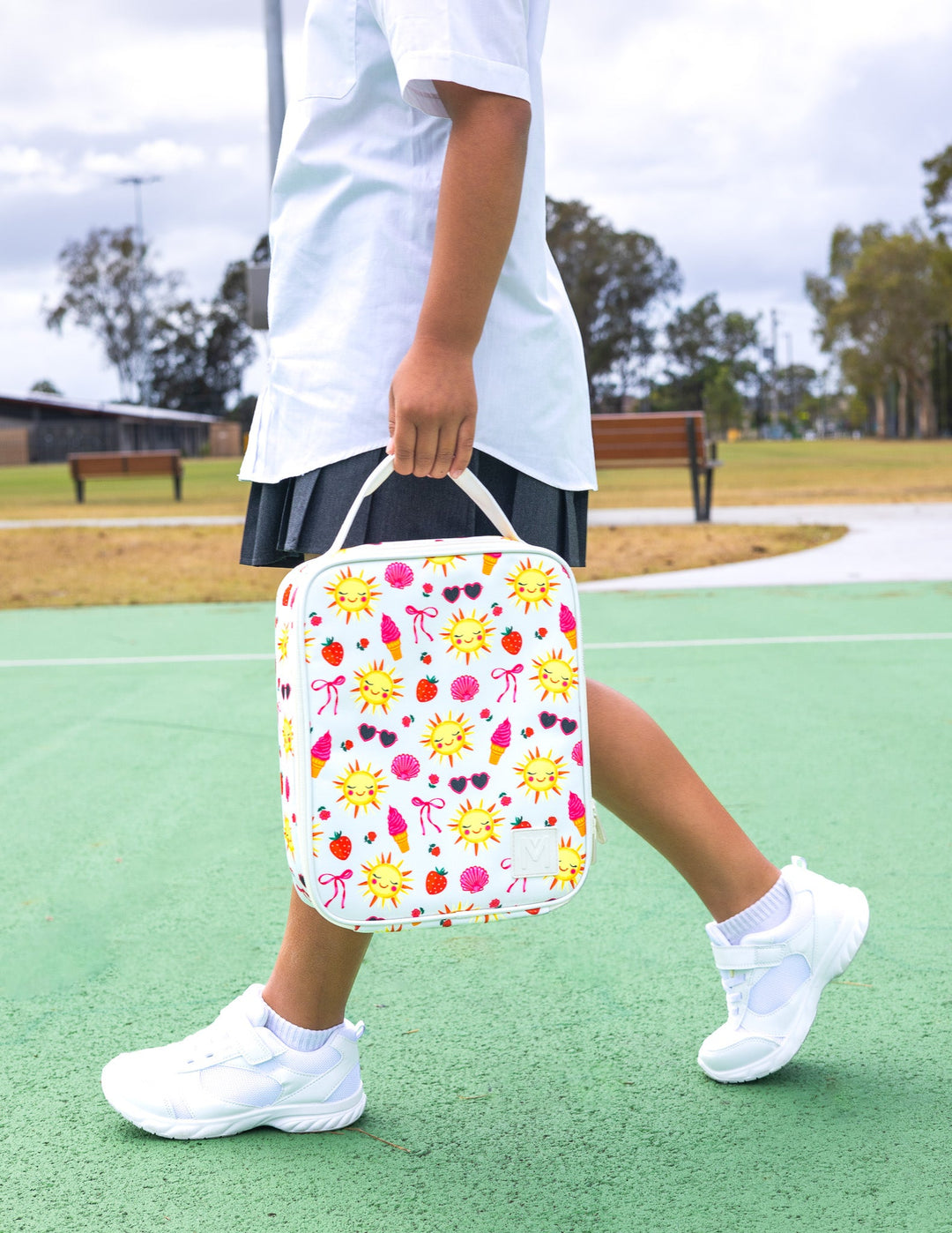 MontiiCo Large Insulated Lunch Bag - Sunny Side