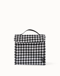 MontiiCo Insulated Lunch Carrier - Black Gingham
