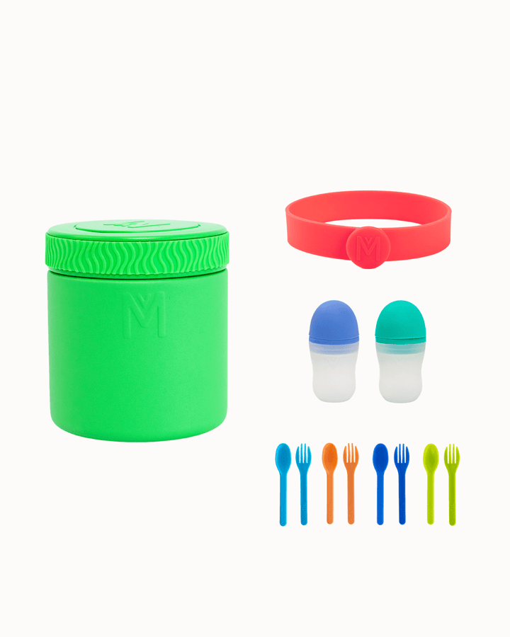 MontiiCo Lunch On The Go Set - Apple