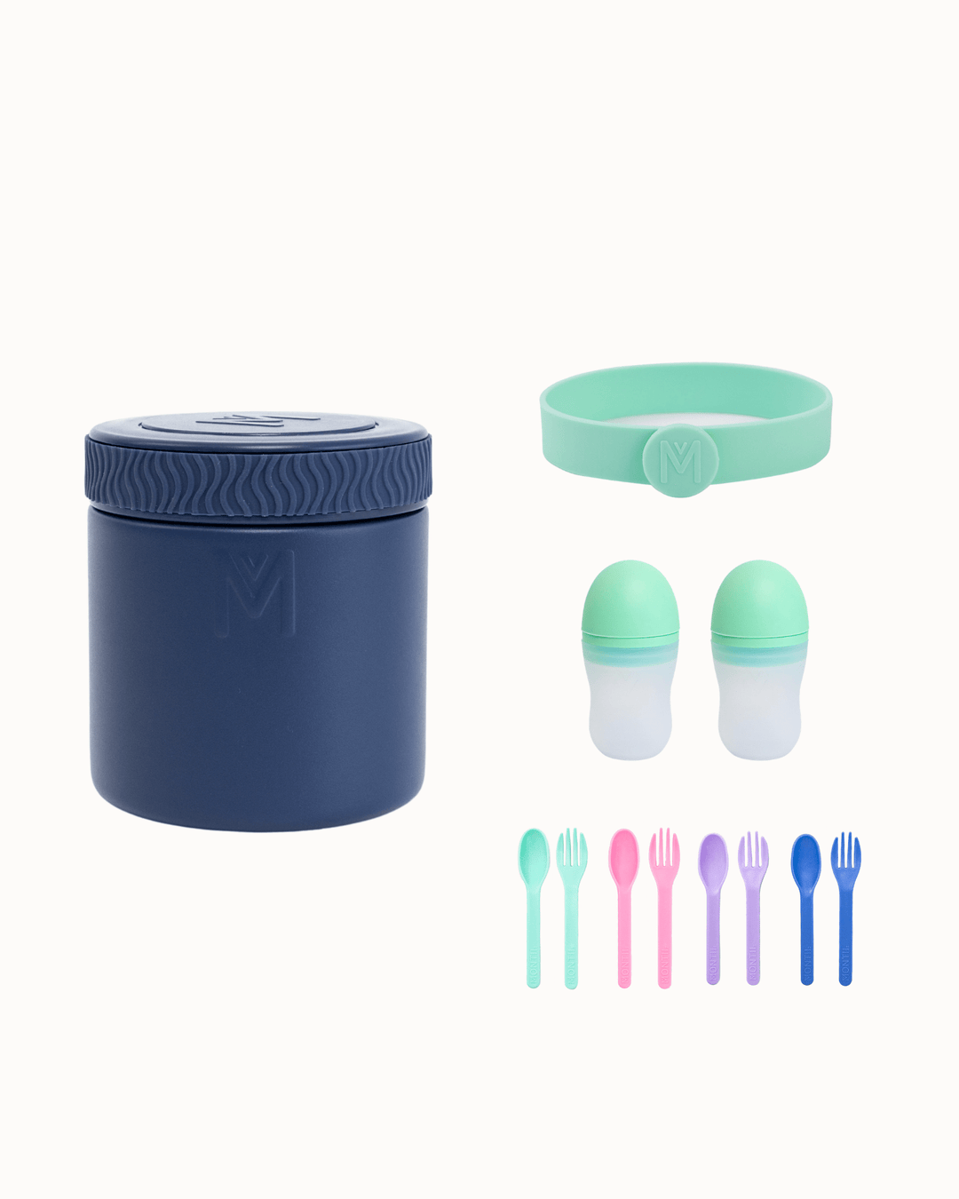 MontiiCo Lunch On The Go Set - Navy