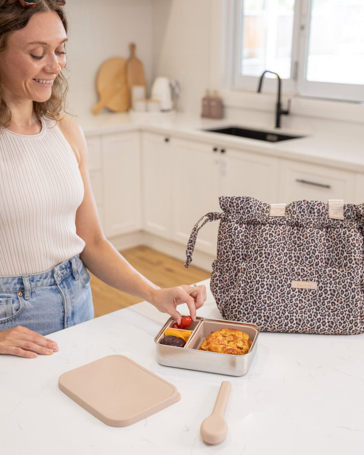 MontiiCo Insulated Lunch Tote Bag - Safari