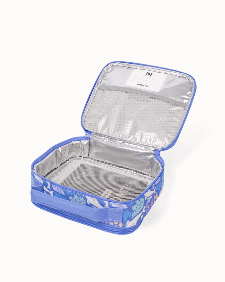 MontiiCo Medium Insulated Lunch Bag - Dolphin Dreams