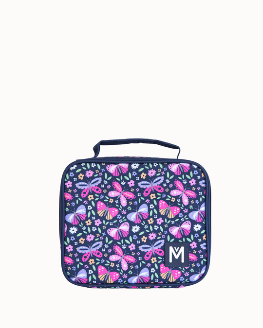 MontiiCo Medium Insulated Lunch Bag - Butterflies