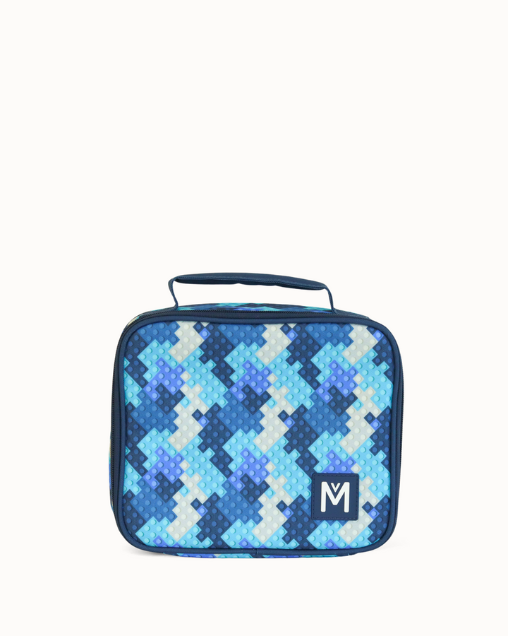 MontiiCo Medium Insulated Lunch Bag - Block Land