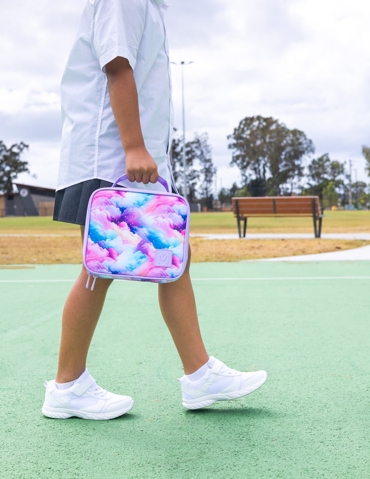 MontiiCo Medium Insulated Lunch Bag - Candy Clouds