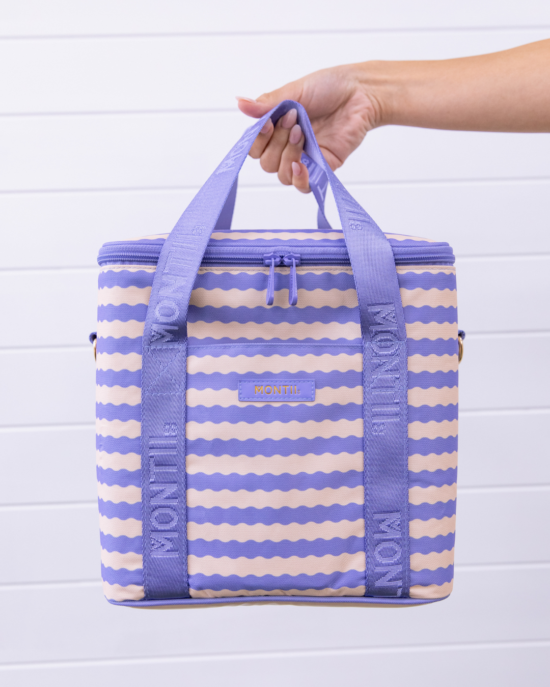 MontiiCo Insulated Midi Cooler Bag - Ripple Cloud