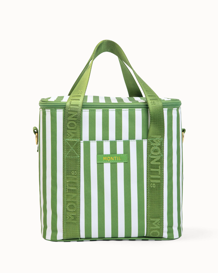 MontiiCo Insulated Midi Cooler Bag - Pickle Stripe