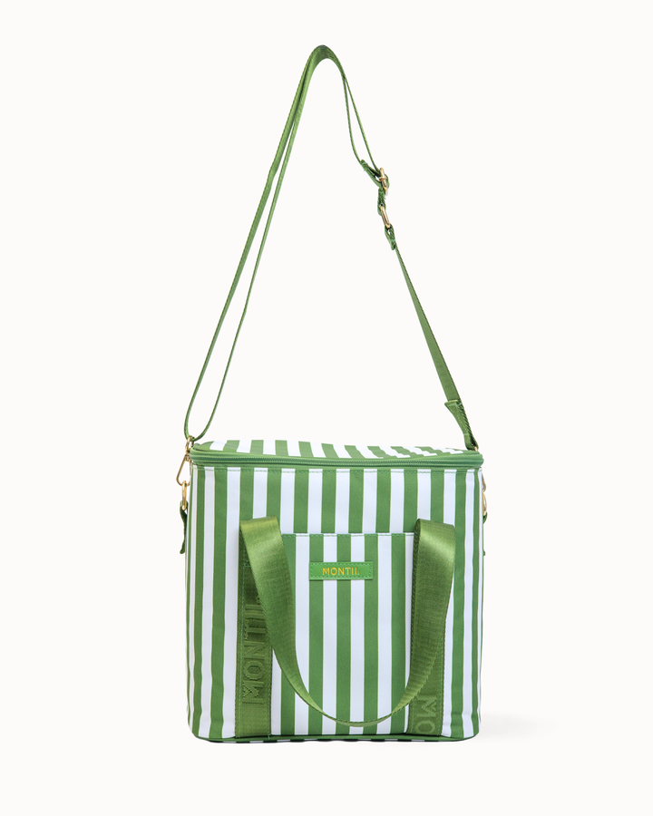MontiiCo Insulated Midi Cooler Bag - Pickle Stripe