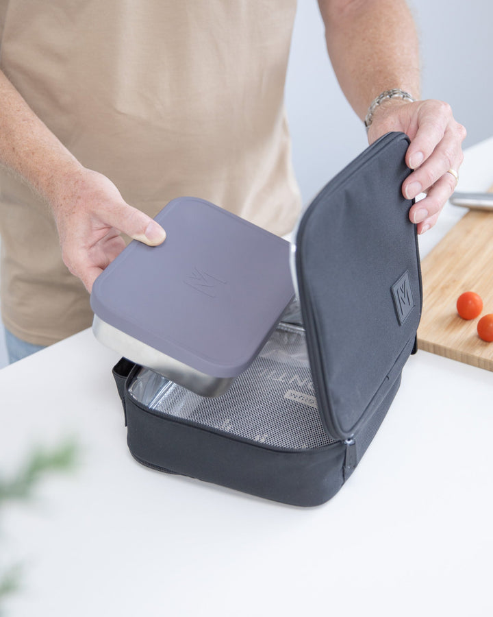 MontiiCo Medium Insulated Lunch Bag - Midnight 2.0