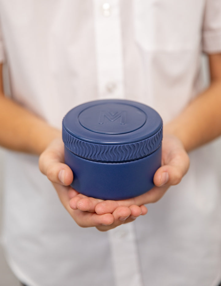 MontiiCo Insulated Mini Food Jar - Navy