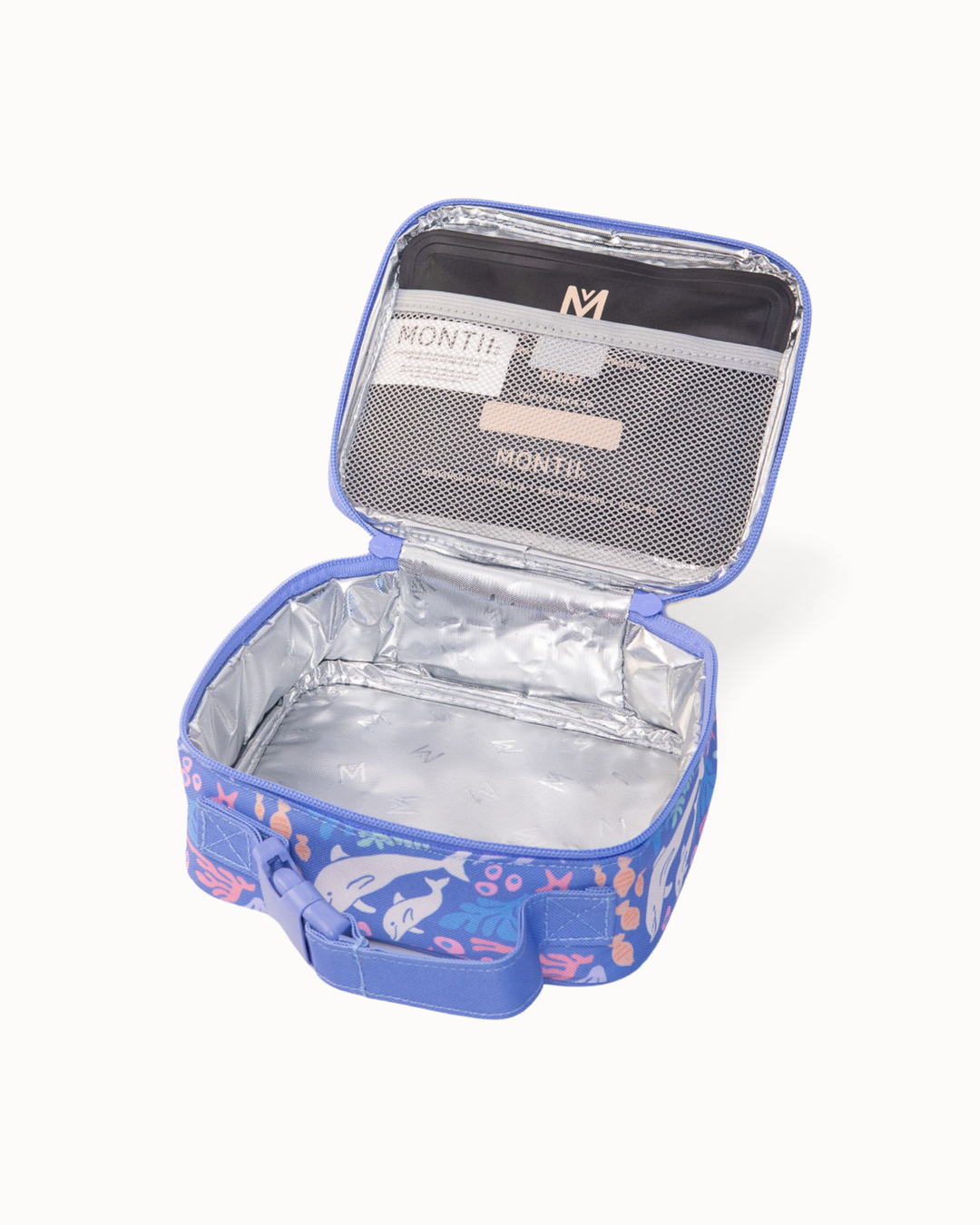 MontiiCo Mini Insulated Lunch Bag - Dolphin Dreams