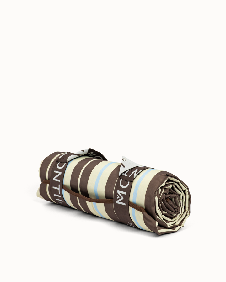 MontiiCo Picnic Rug - Latte Stripe