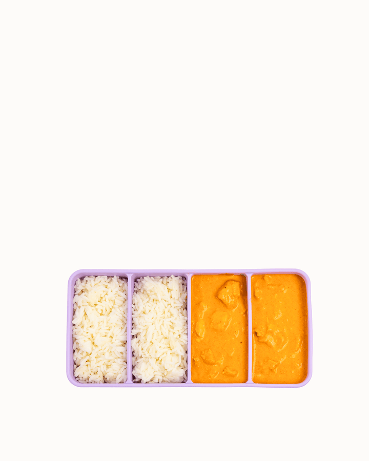 MontiiCo 4 Portion Silicone Freezer Tray - Lilac