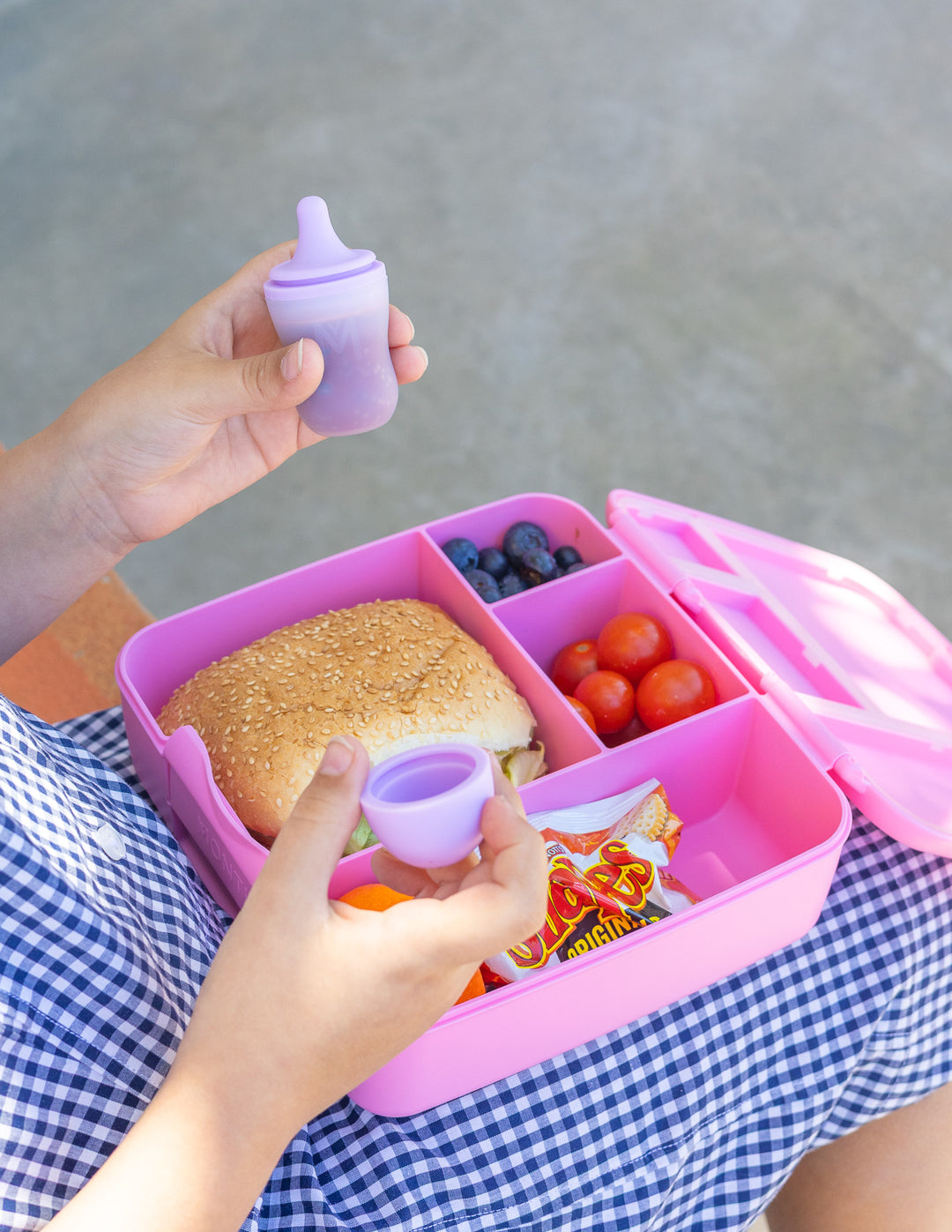 MontiiCo Silicone Sauce Bottle - Floss & Lilac