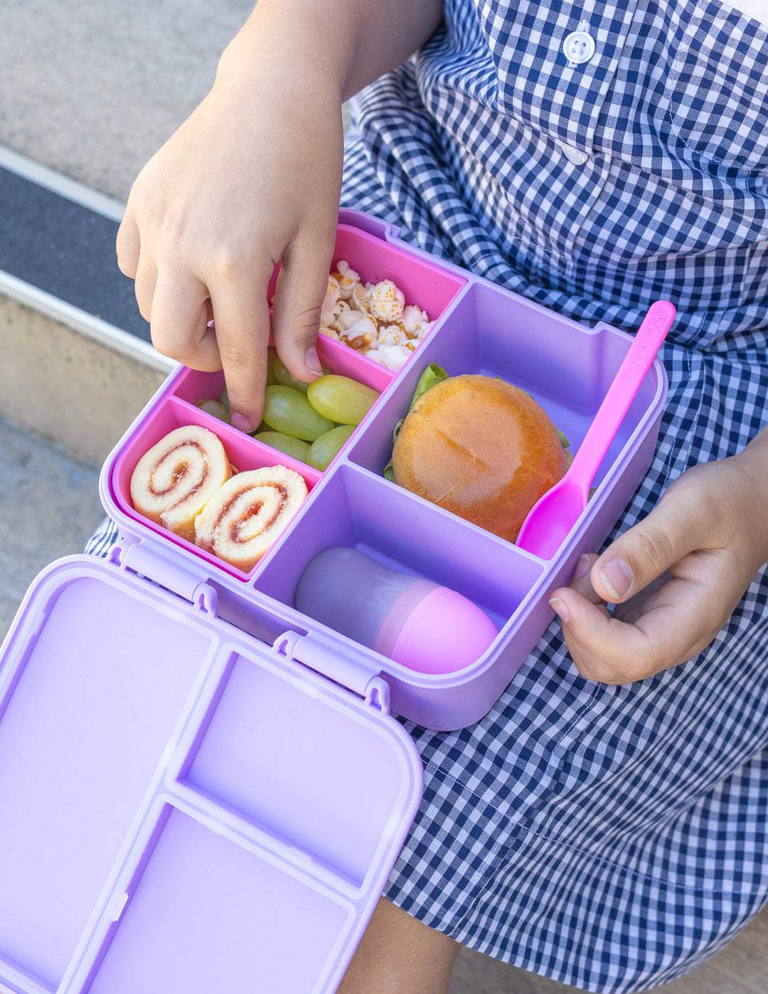 MontiiCo Silicone Sauce Bottle - Floss & Lilac