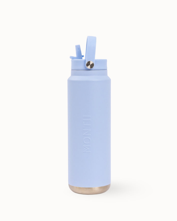 MontiiCo 700ml Quench Sipper Drink Bottle - Cornflower