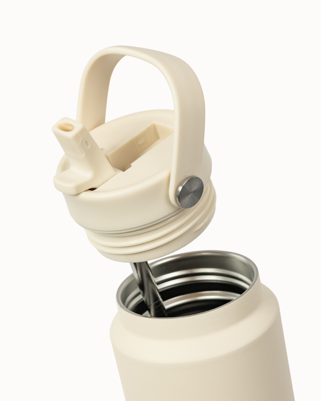 MontiiCo 700ml Quench Sipper Drink Bottle - Cream