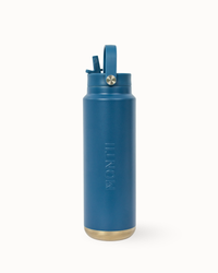 MontiiCo 700ml Quench Sipper Drink Bottle - Denim