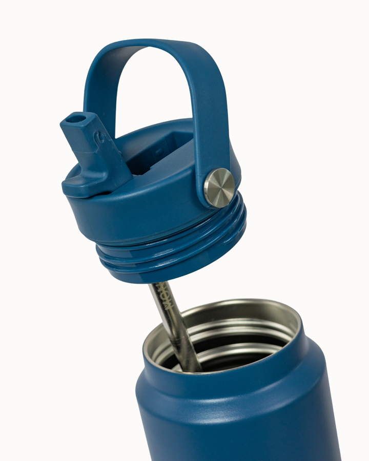 MontiiCo 700ml Quench Sipper Drink Bottle - Denim