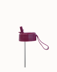 MontiiCo Sipper Lid + Straw 700ml - Ruby