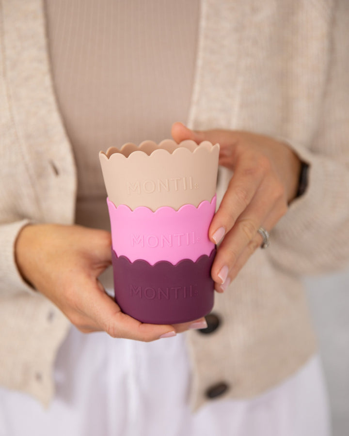 MontiiCo Small Bumper - Scallop Ruby (3 Pack)