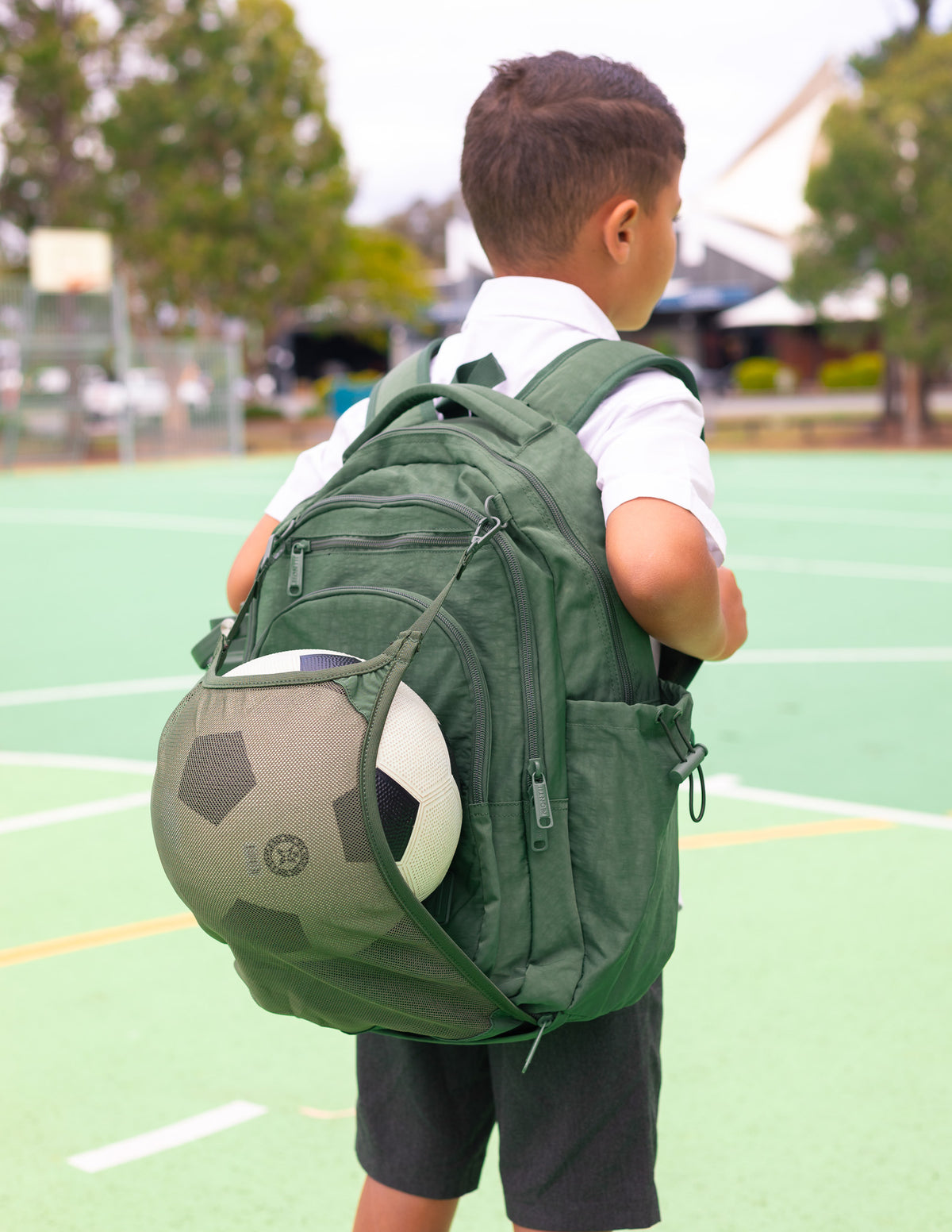 MontiiCo School Sports Bag - Khaki
