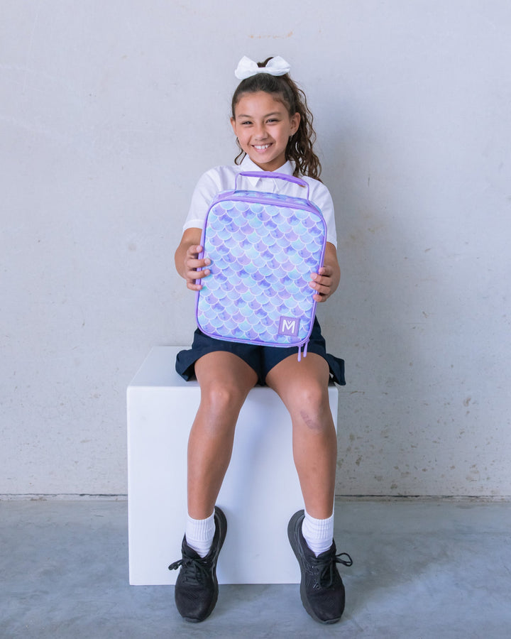 MontiiCo Large Lunch Bag and Bottle Set - Sea Shine