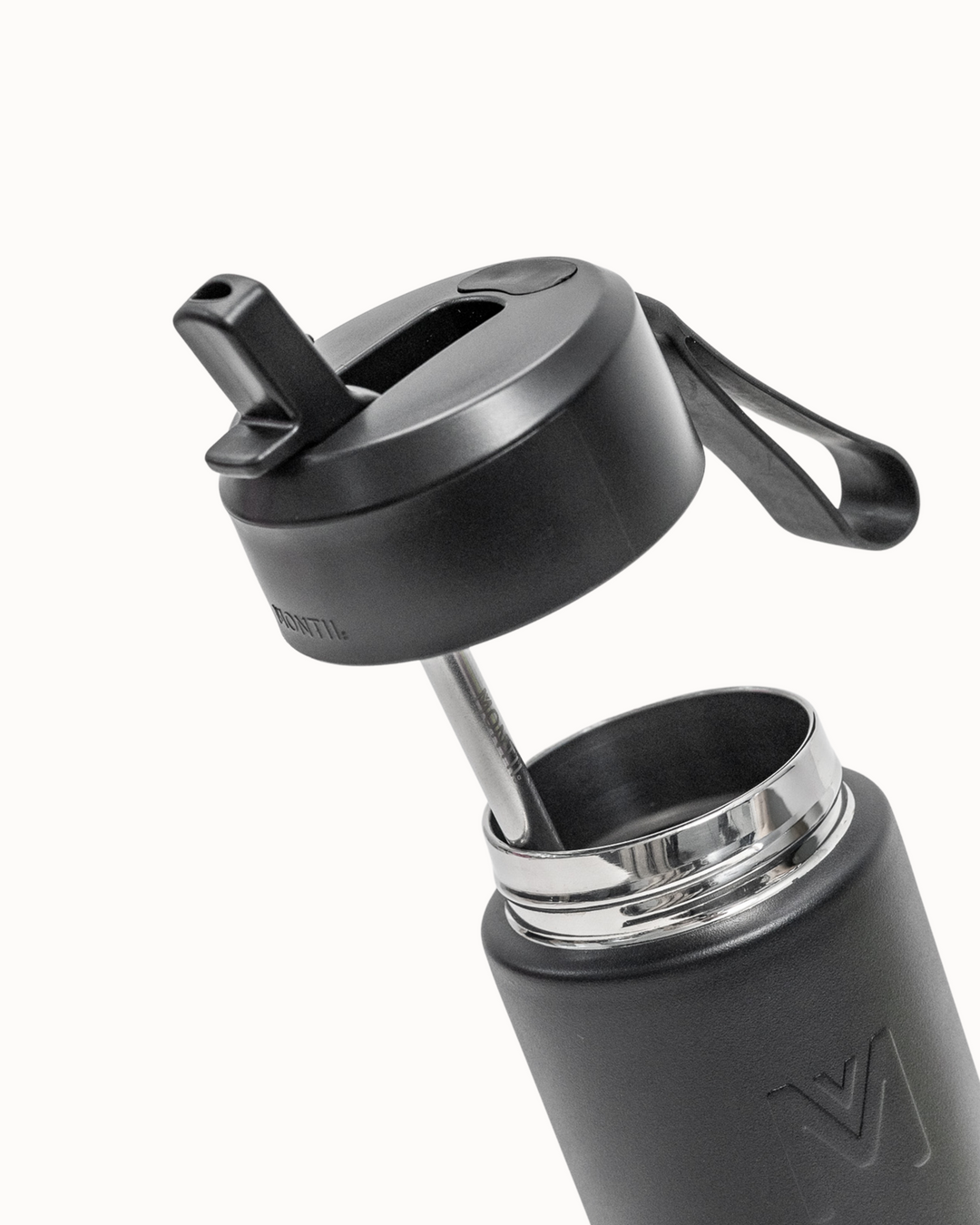 MontiiCo Sipper Lid + Straw - Midnight