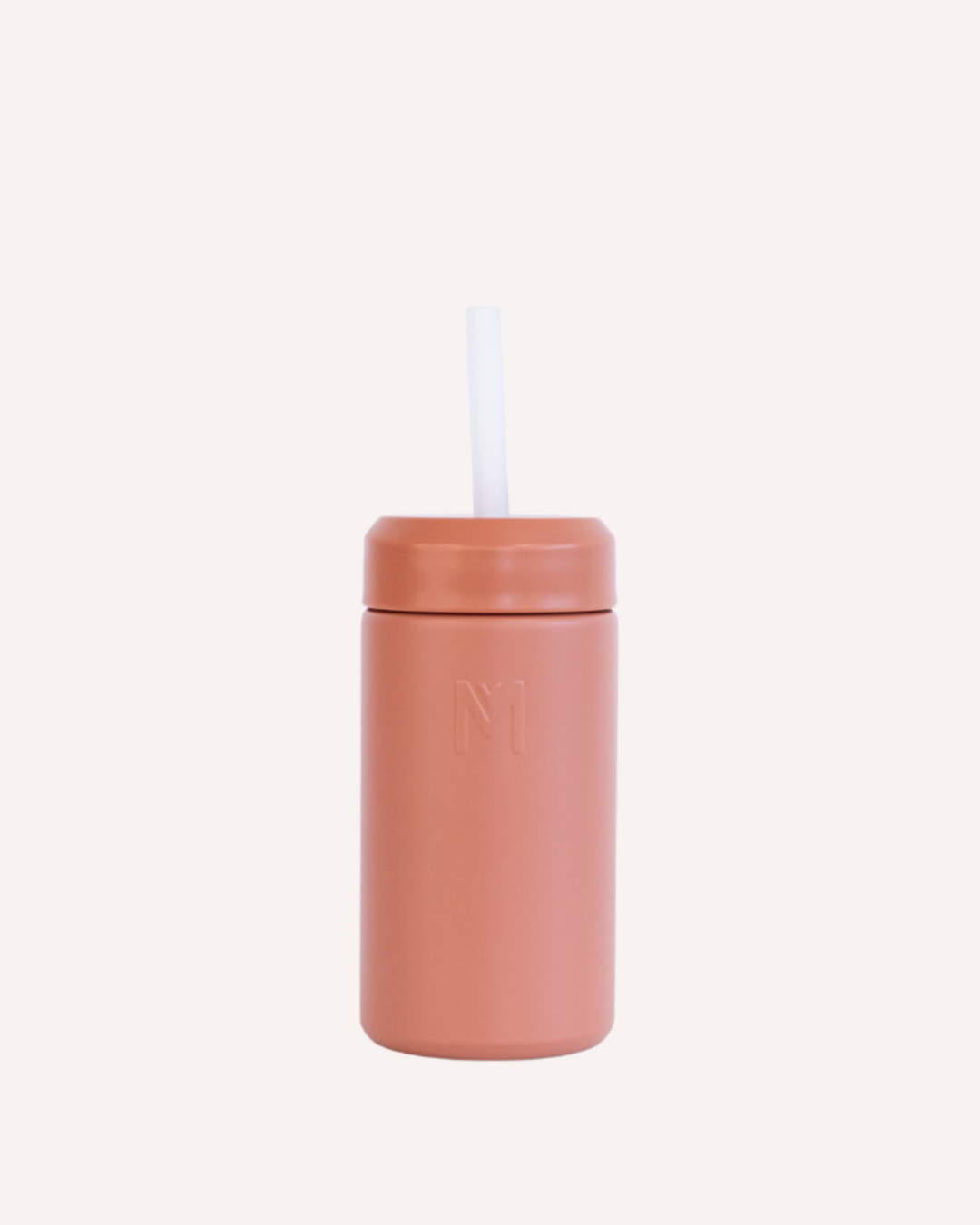 MontiiCo 350ml Smoothie Cup & Straw - Clay
