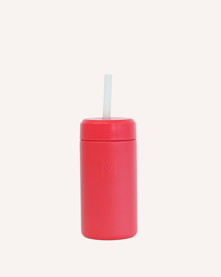 MontiiCo 350ml Smoothie Cup & Straw - Watermelon