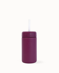 MontiiCo 350ml Smoothie Cup & Straw - Ruby