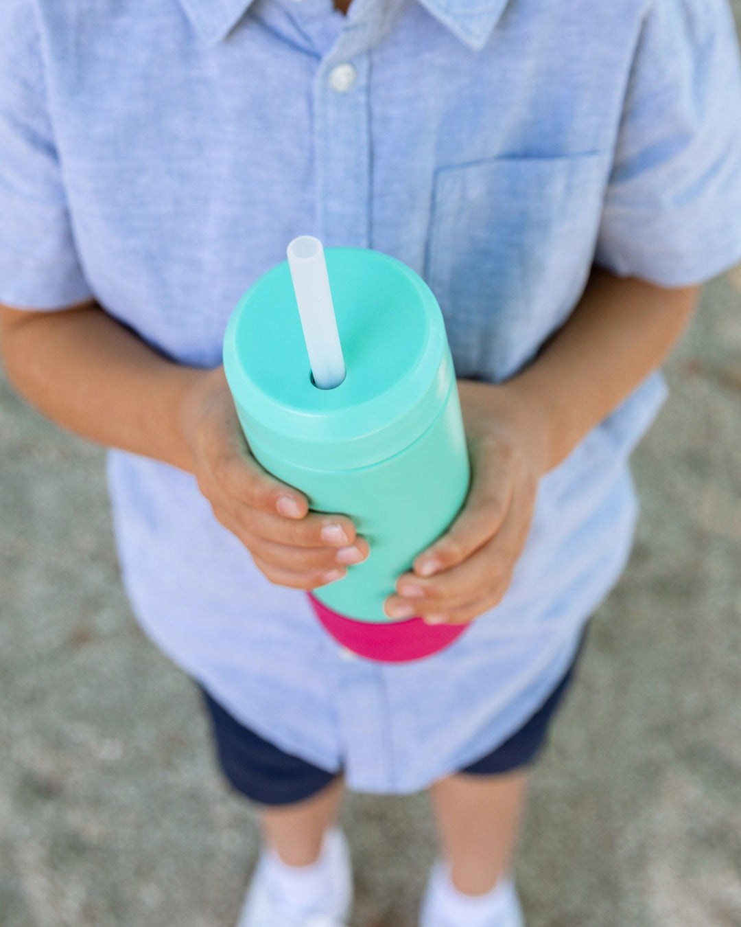 MontiiCo Smoothie Silicone Straw - 475ml