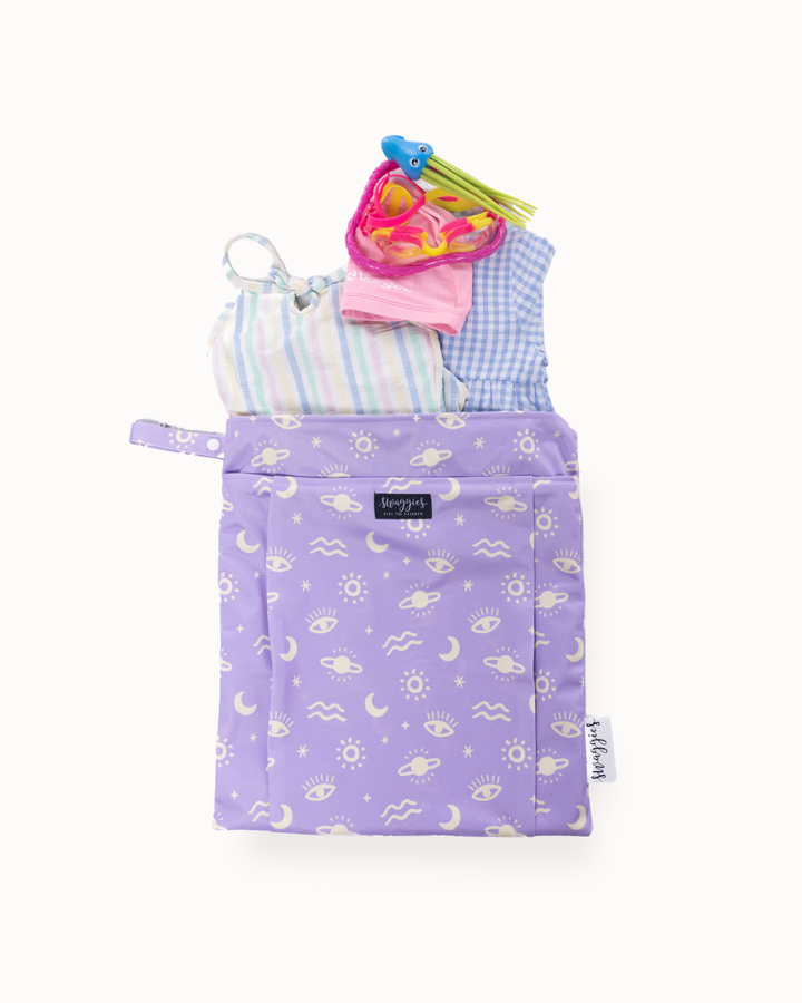 MontiiCo Swaggies Collab Wetbag - Cosmic Bloom